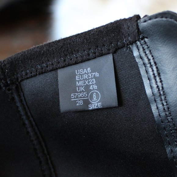 NWOT - Patent/Suede Heeled Tall Boots, size 6 - Picture 7 of 8